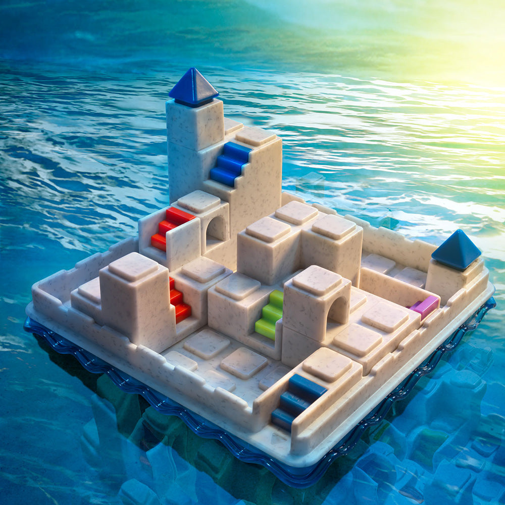 Smart Games - Atlantis Escape, joc de logica cu 60 de provocari, 8+ ani, editie internationala