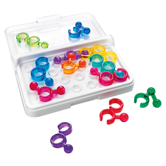 Smart Games - IQ Link, joc de logica cu 120 de provocari, 8+ ani, editie internationala