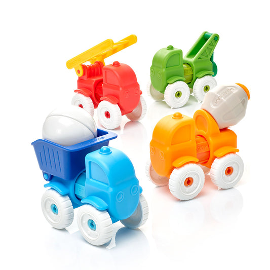 Joc magnetic Smart Max, My First Vehicles, Primele mele vehicule, 13 piese