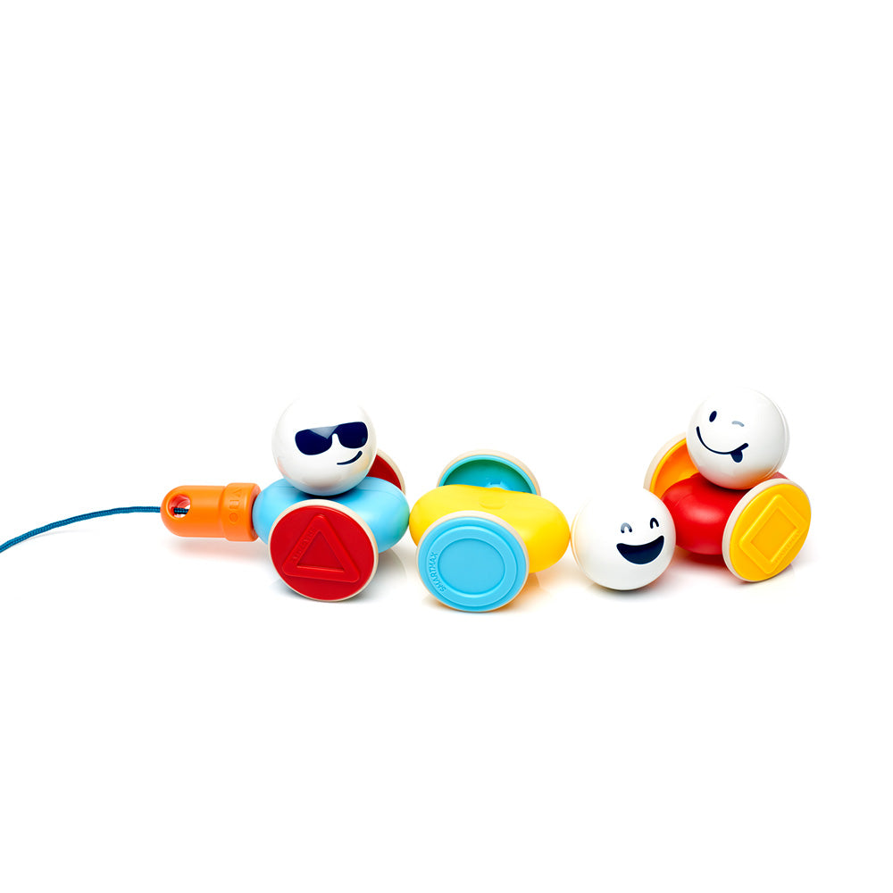 Joc magnetic Smart Max, My First Wobbly Cars, Primele mele masini amuzante, 7 piese