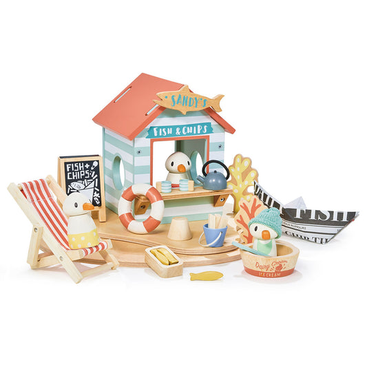 Coliba de pe plaja a lui Sandy, din lemn premium - Sandy's Beach hut - TL8379