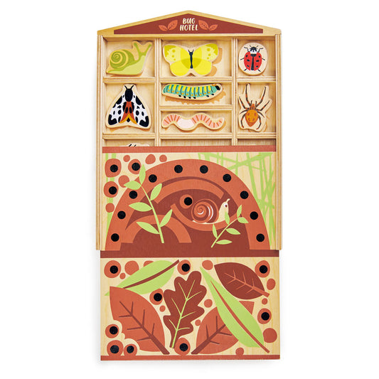 Imagine Hotelul de insecte, din lemn premium - The Bug Hotel - 14 piese - TL8487