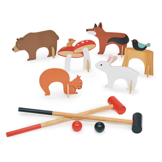 Set de croquet de Interior Woodland, din lemn premium - Woodland Indoor Croquet set - TL8622