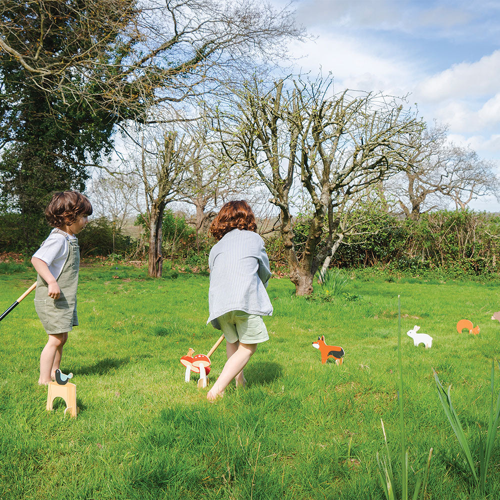 Set de croquet de Interior Woodland, din lemn premium - Woodland Indoor Croquet set - TL8622