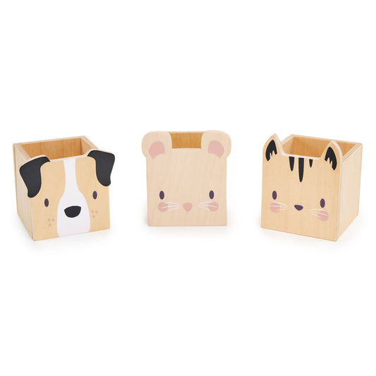Imagine Suport pentru pixuri, din lemn premium - Pet Pencil Holders - TL8827