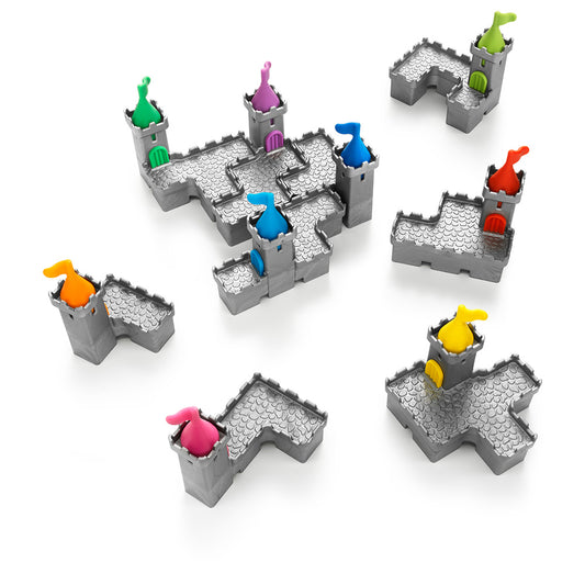 Smart Games - Tower Stacks, joc de logica cu 80 de provocari, 8+ ani, editie internationala