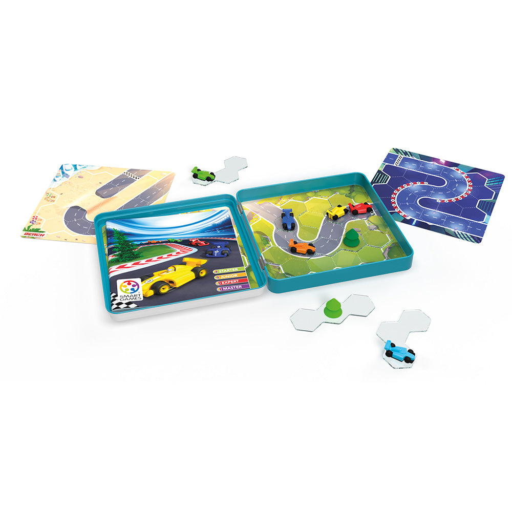 Smart Games - Pole Position, joc de logica cu 48 de provocari, 7+ ani, editie internationala