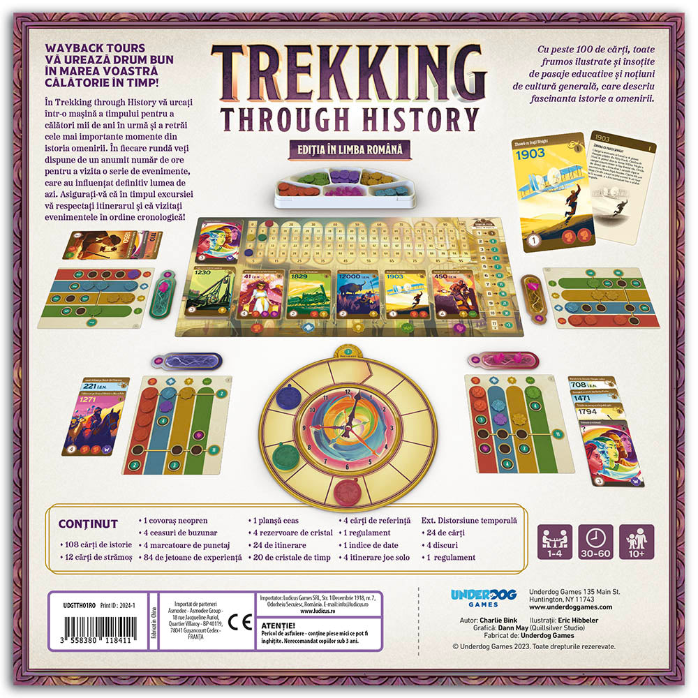 Trekking through history, editia in limba romana