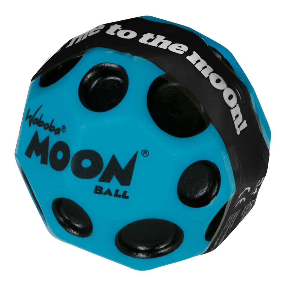 Imagine Minge hiper saritoare - Waboba Moon Ball, unicolor cu pete negre