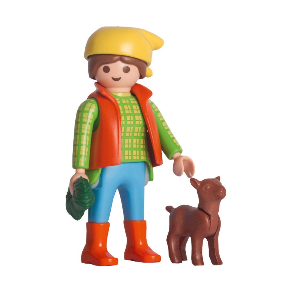 Imagine Puzzle Schmidt: playmobil - La ferma, 100 piese + Cadou: figurina playmobil