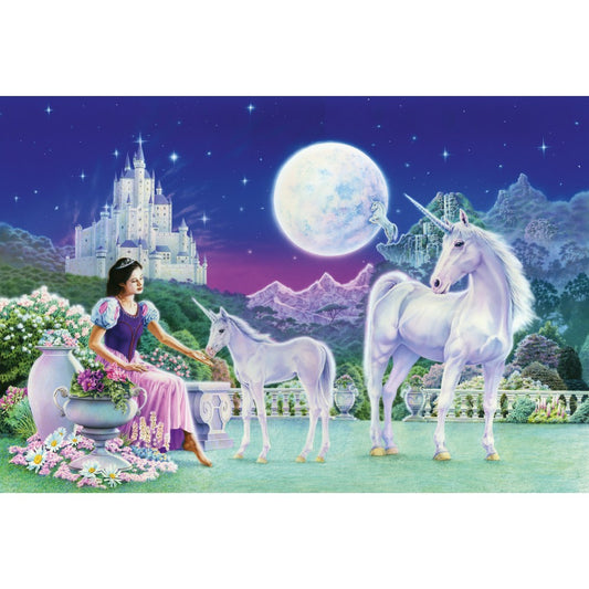 Imagine Puzzle Schmidt: Unicorn, 200 piese + Cadou: breloc plus