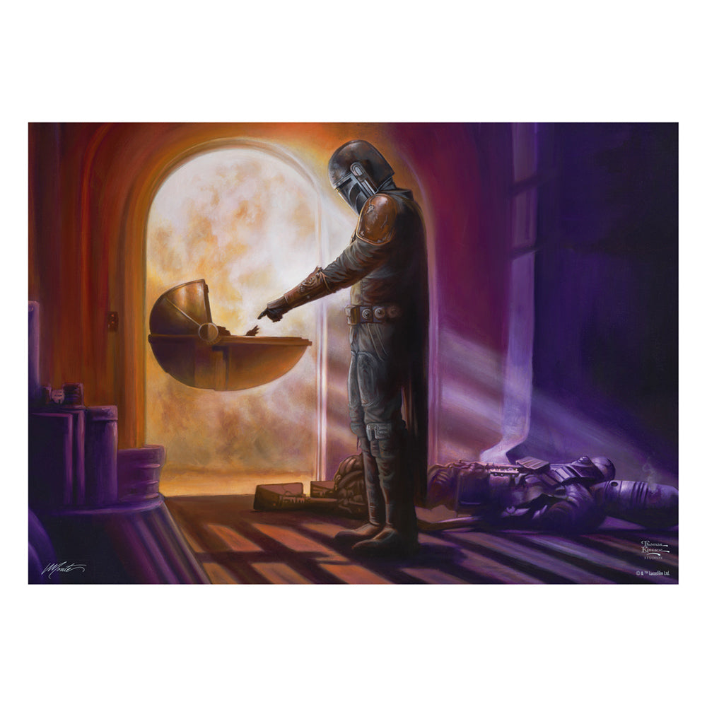 Imagine Puzzle Schmidt: Thomas Kinkade - Star Wars - Mendalorian - Punct de cotitura, 1000 piese