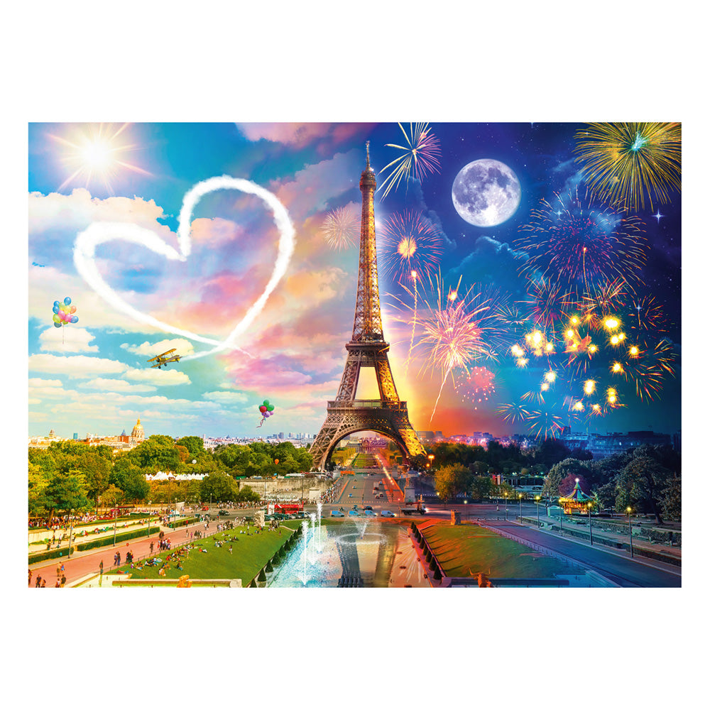 Puzzle Schmidt: Zi si Noapte - Paris, 2000 piese