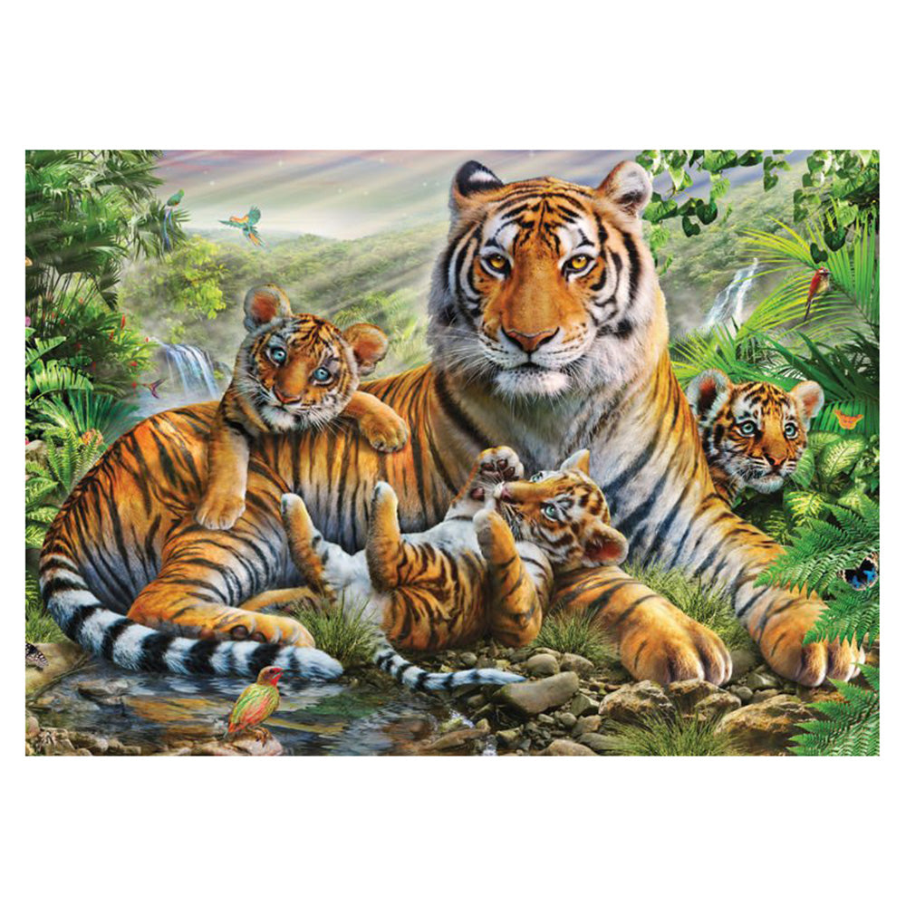 Imagine Puzzle Schmidt: Tigrul si puii acestuia, 1000 piese