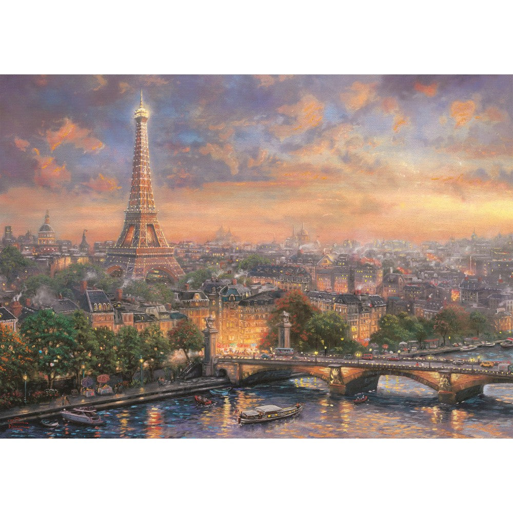 Imagine Puzzle Schmidt: Thomas Kinkade - Paris, orasul iubirii, 1000 piese