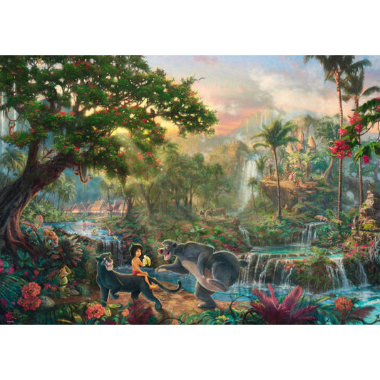 Imagine Puzzle Schmidt: Thomas Kinkade - Disney - Cartea Junglei, 1000 piese