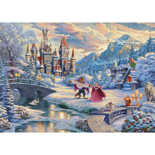 Imagine Puzzle Schmidt: Thomas Kinkade - Disney - Frumoasa si Bestia, 1000 piese