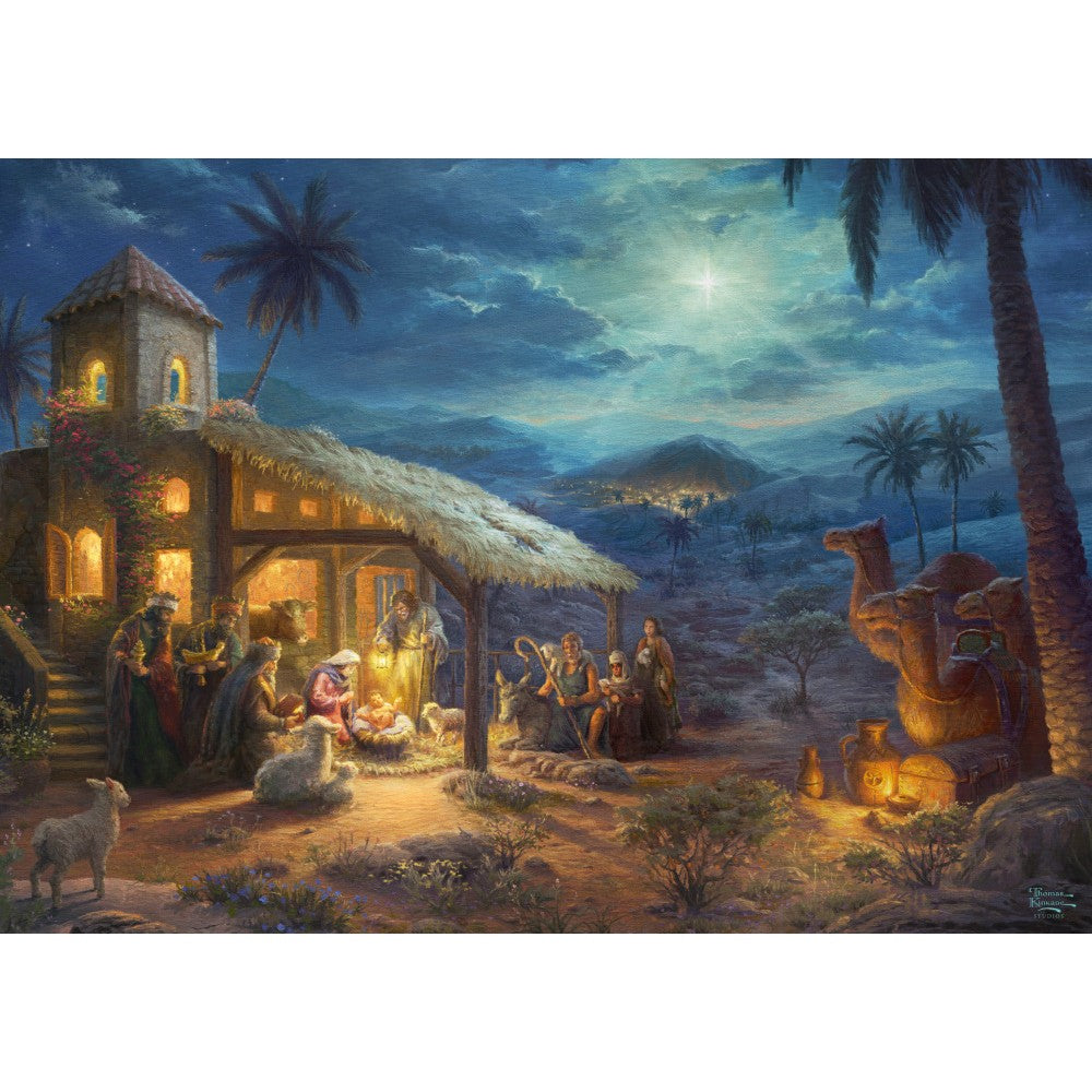 Imagine Puzzle Schmidt: Thomas Kinkade - Spirit - Nasterea lui Isus, 1000 piese