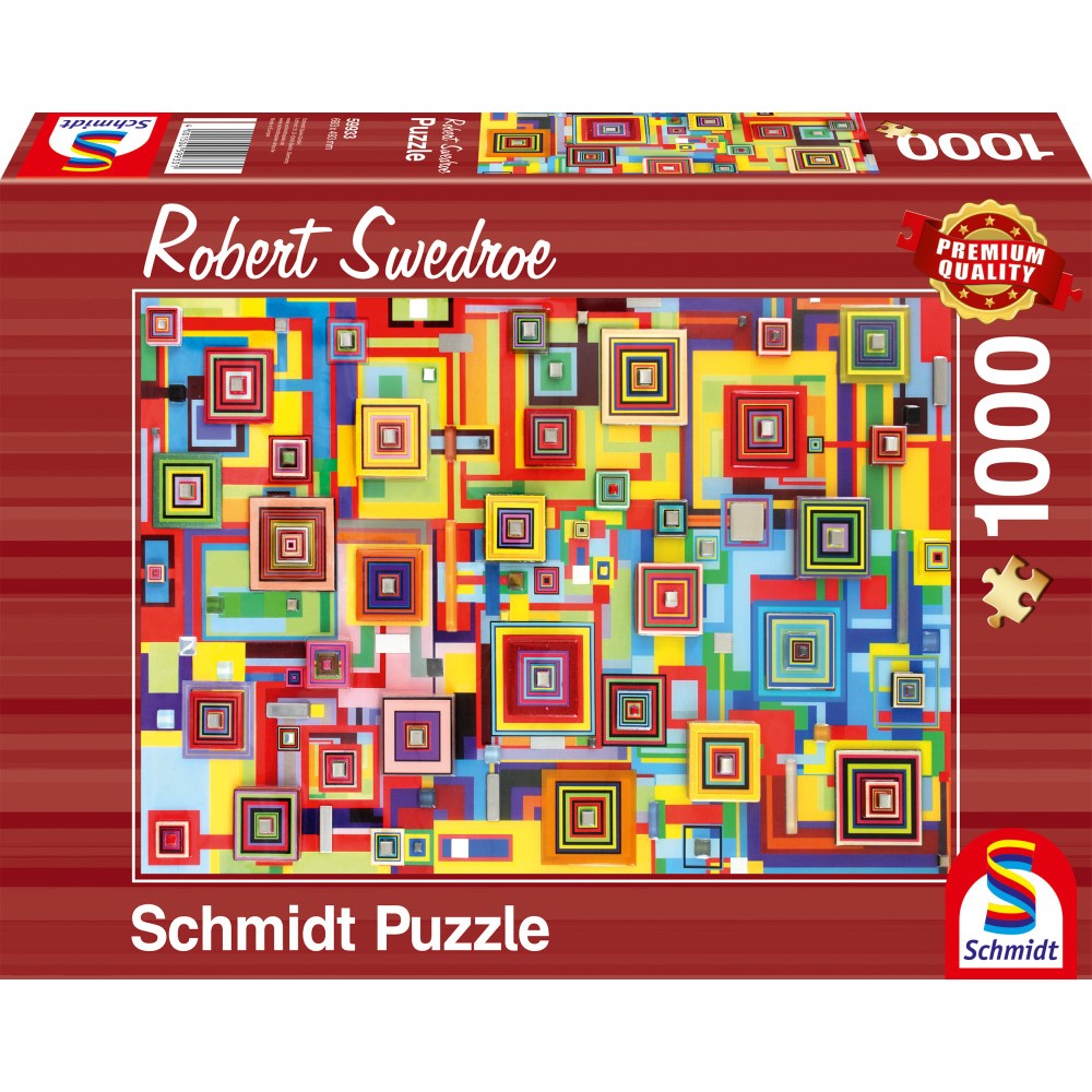 Imagine Puzzle Schmidt: Robert Swedroe - Cyber Intervention, 1000 piese