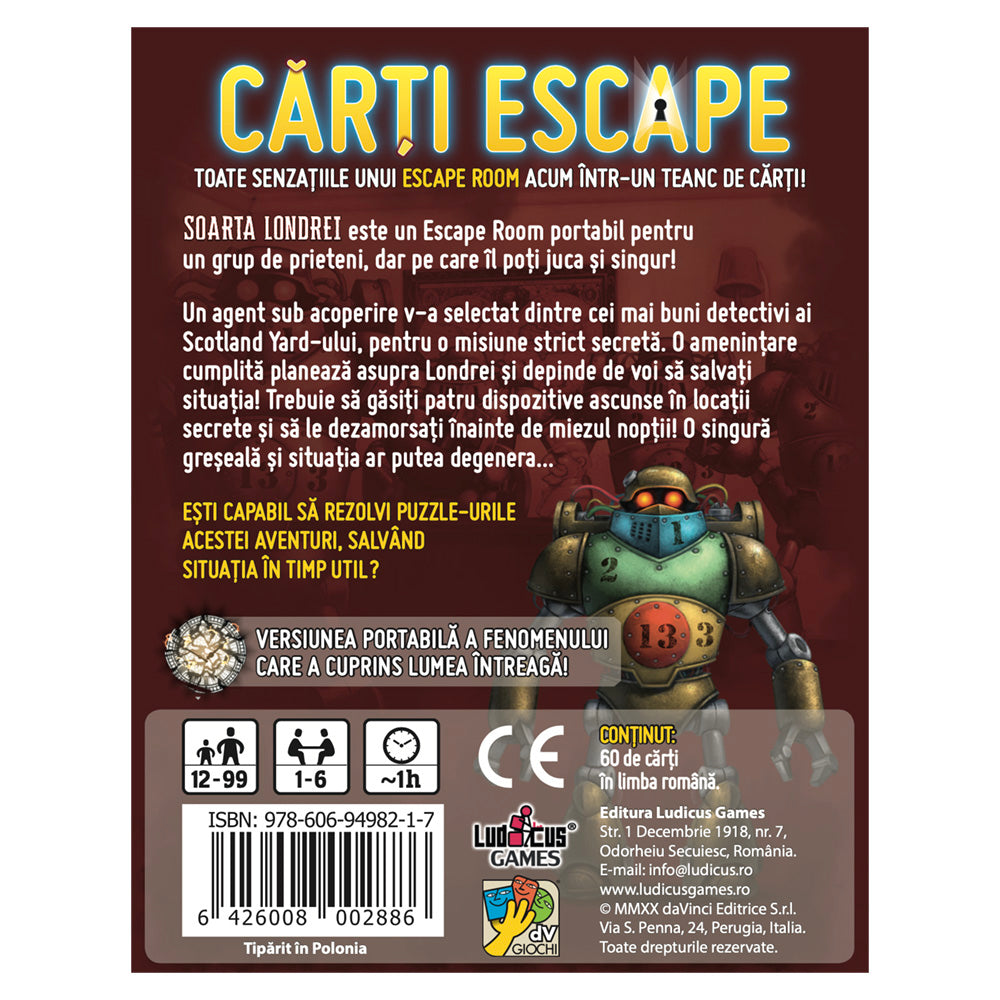 Imagine Carti Escape - Soarta Londrei