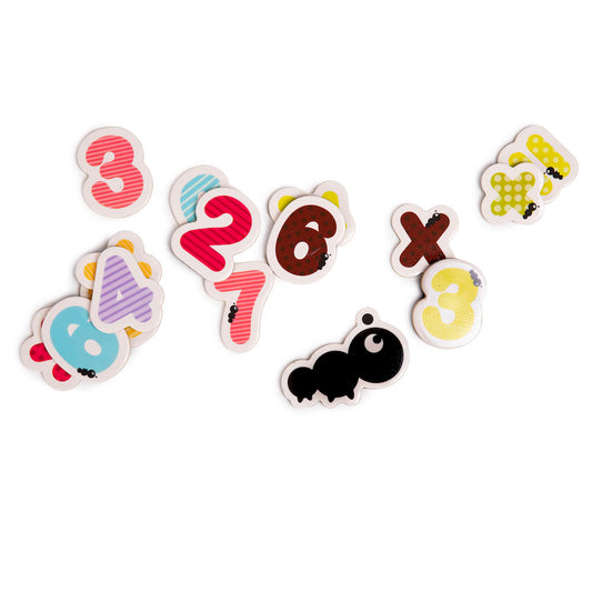 Imagine Puzzle Magnetic Educativ din lemn - Numere