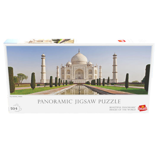 Imagine Puzzle Panoramic - Taj Mahal din India, 504 piese- Goliath