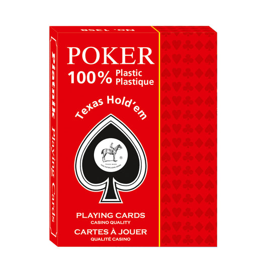 Imagine Carti de joc Poker, Texas Hold'em, 100% plastic - Piatnik