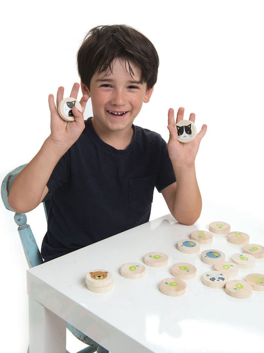 Joc de memorie al pisicii inteligente - Clever Cat Memory - 21 piese - TL8403