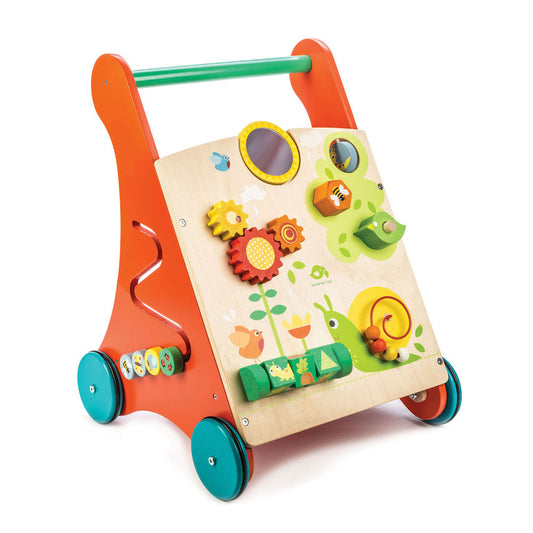 Imagine Antemergator cu activitati in gradina - Baby Block Walker - 10 activitati - TL8465