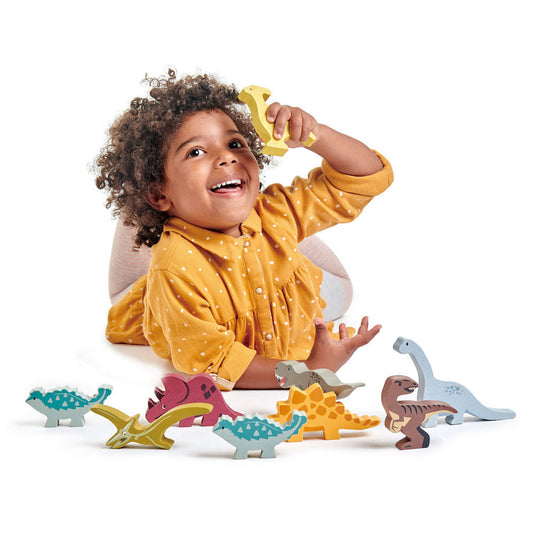 Imagine Dinozauri pe raft- Dinosaurs - 8 piese - TL8477