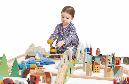 Imagine Set de tren cu vedere la munte - MOUNTAIN VIEW TRAIN SET- TL8703