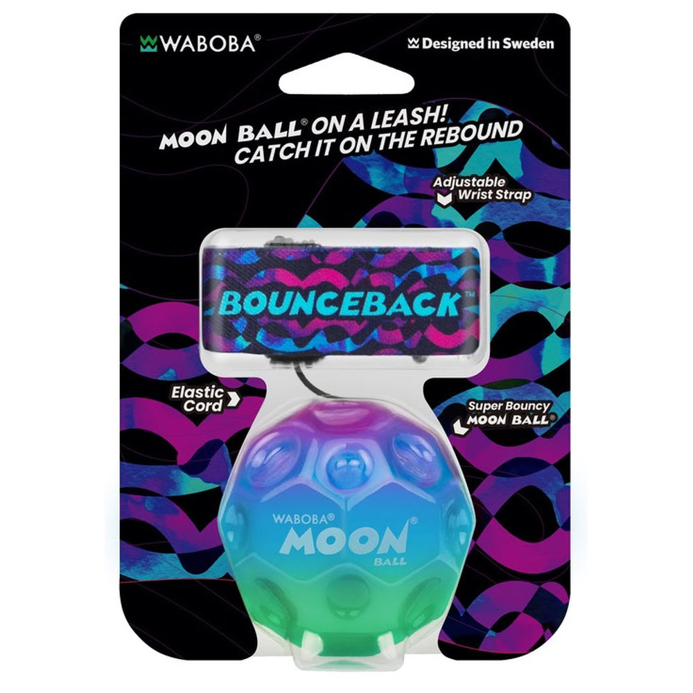 Minge hiper saritoare, cu sistem de prindere - Waboba Bounceback Gradient, culori asortate