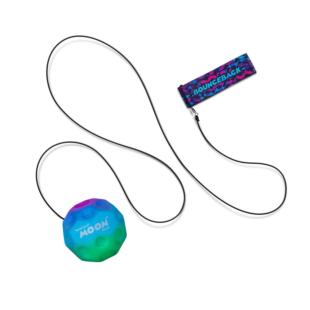 Minge hiper saritoare, cu sistem de prindere - Waboba Bounceback Gradient, culori asortate