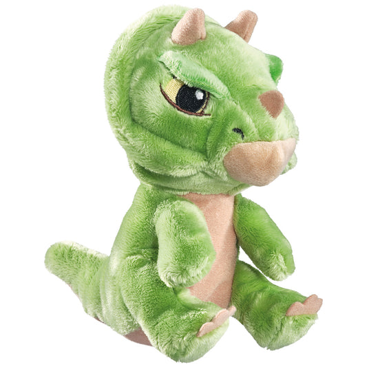 Jucarie de plus Schmidt - Jurassic World - Dinozaurul Triceratops, 17 cm