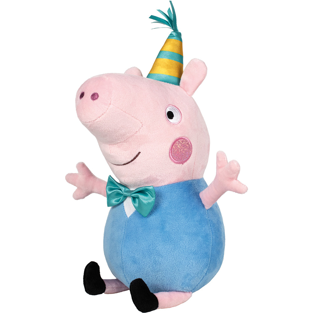 Jucarie de plus Schmidt - Peppa Pigs - Schorsch Wutz, Petrecerea, 37 cm