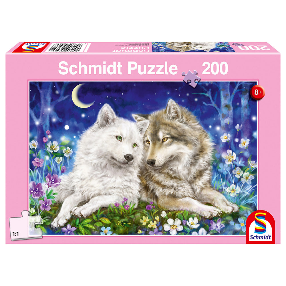 Puzzle Schmidt: Lupii prietenosi, 200 piese