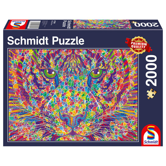 Puzzle Schmidt: Salbatic la suflet – Tigru, 2000 piese