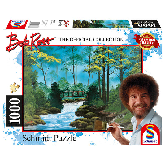 Puzzle Schmidt: Bob Ross - Podul izolat, 1000 piese