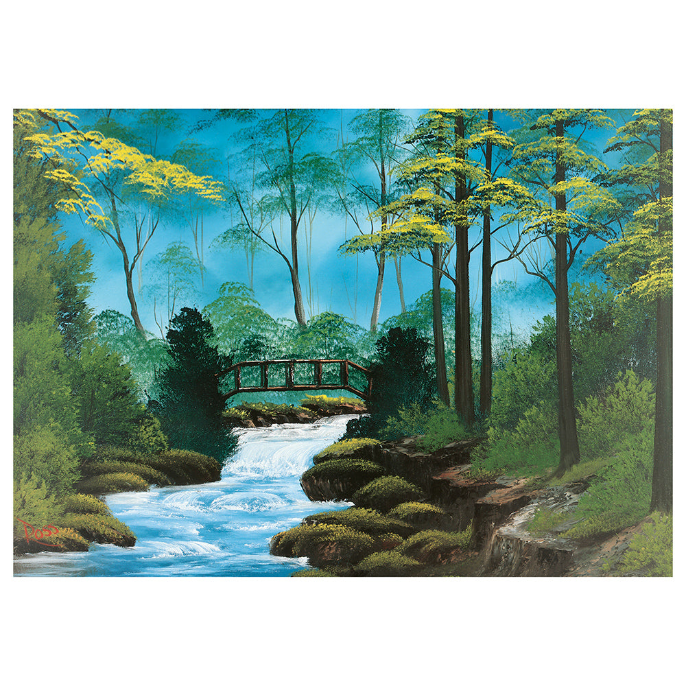 Puzzle Schmidt: Bob Ross - Podul izolat, 1000 piese