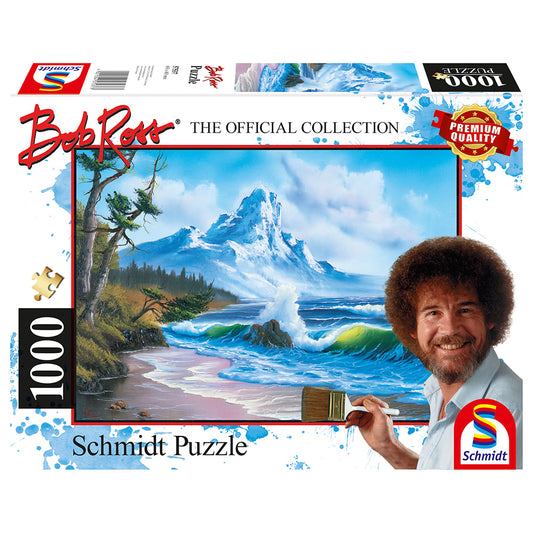 Puzzle Schmidt: Bob Ross - Muntele de langa mare, 1000 piese