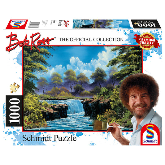 Puzzle Schmidt: Bob Ross - Cascada, 1000 piese