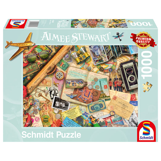 Puzzle Schmidt: Aimee Steward - Amintiri din calatorie, 1000 piese