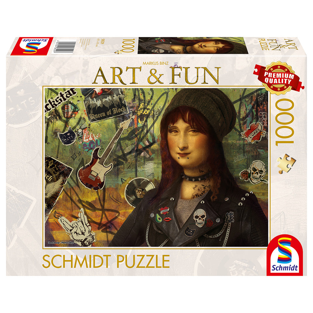 Puzzle Schmidt: Mona Lisa 2024, 1000 piese