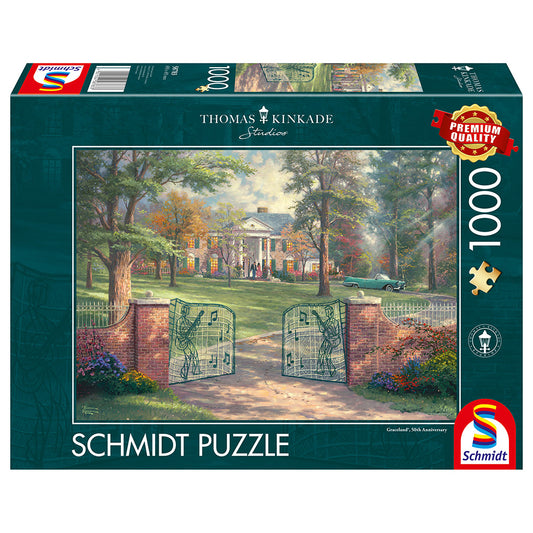 Puzzle Schmidt: Thomas Kinkade - 50 de ani de Graceland, 1000 piese