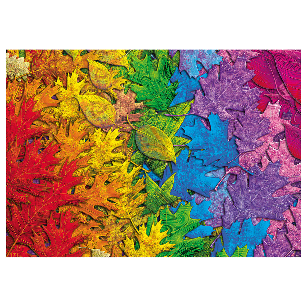 Puzzle Schmidt: Frunze colorate, 1500 piese