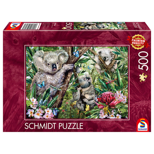 Puzzle Schmidt: Familia de Koala, 500 piese