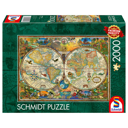 Puzzle Schmidt: Creaturi ale Pamantului, 2000 piese