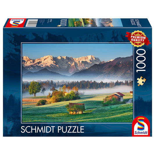 Puzzle Schmidt: Peisajul pitoresc, Garmisch Partenkirchen, 1000 piese