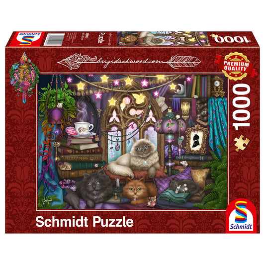 Puzzle Schmidt: Brigid Ashwood - Pisici pe cananpea, 1000 piese