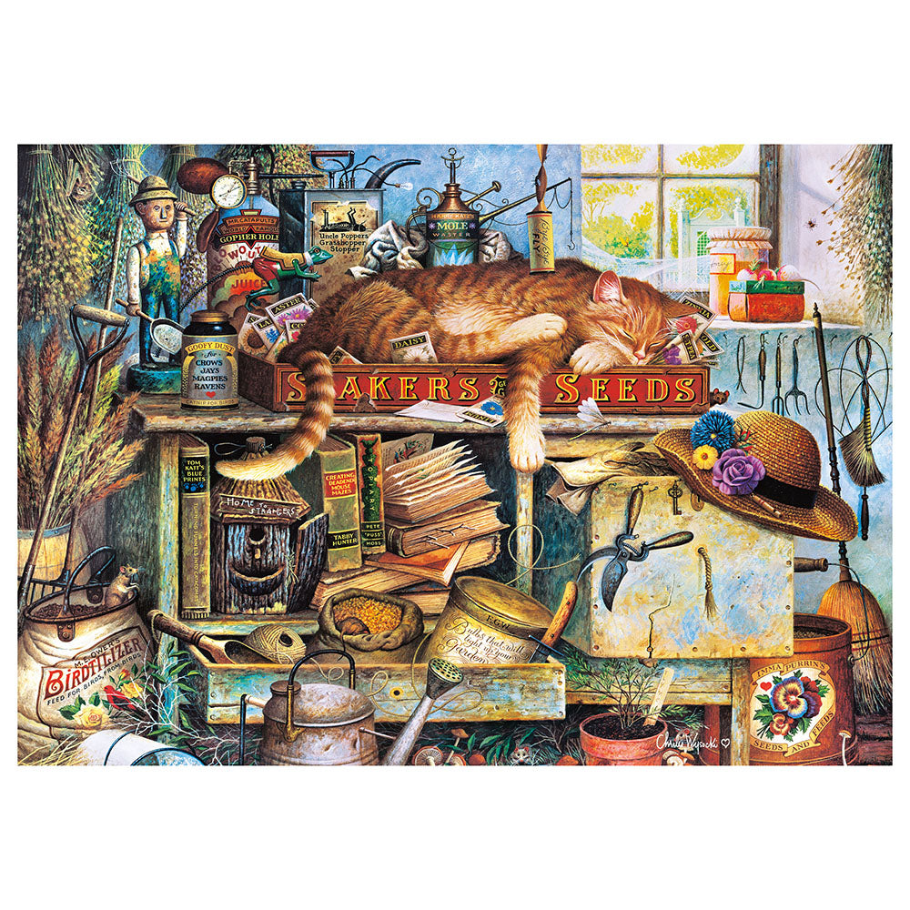 Puzzle Schmidt: Charles Wysocki - Remington horticultorul, 1000 piese